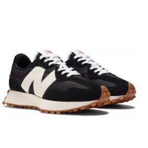 New Balance Women's 327 Shoes-Color: Black/White/Gum